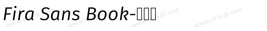 Fira Sans Book字体转换